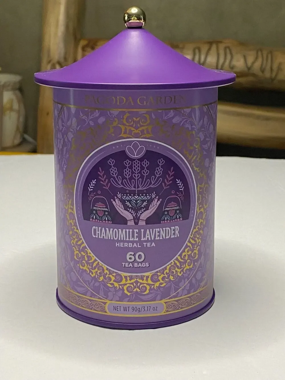 Pagoda Garden Chamomile Lavender Herbal Tea 60 Tea Bags